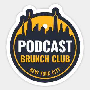 Podcast Brunch Club - New York City Sticker